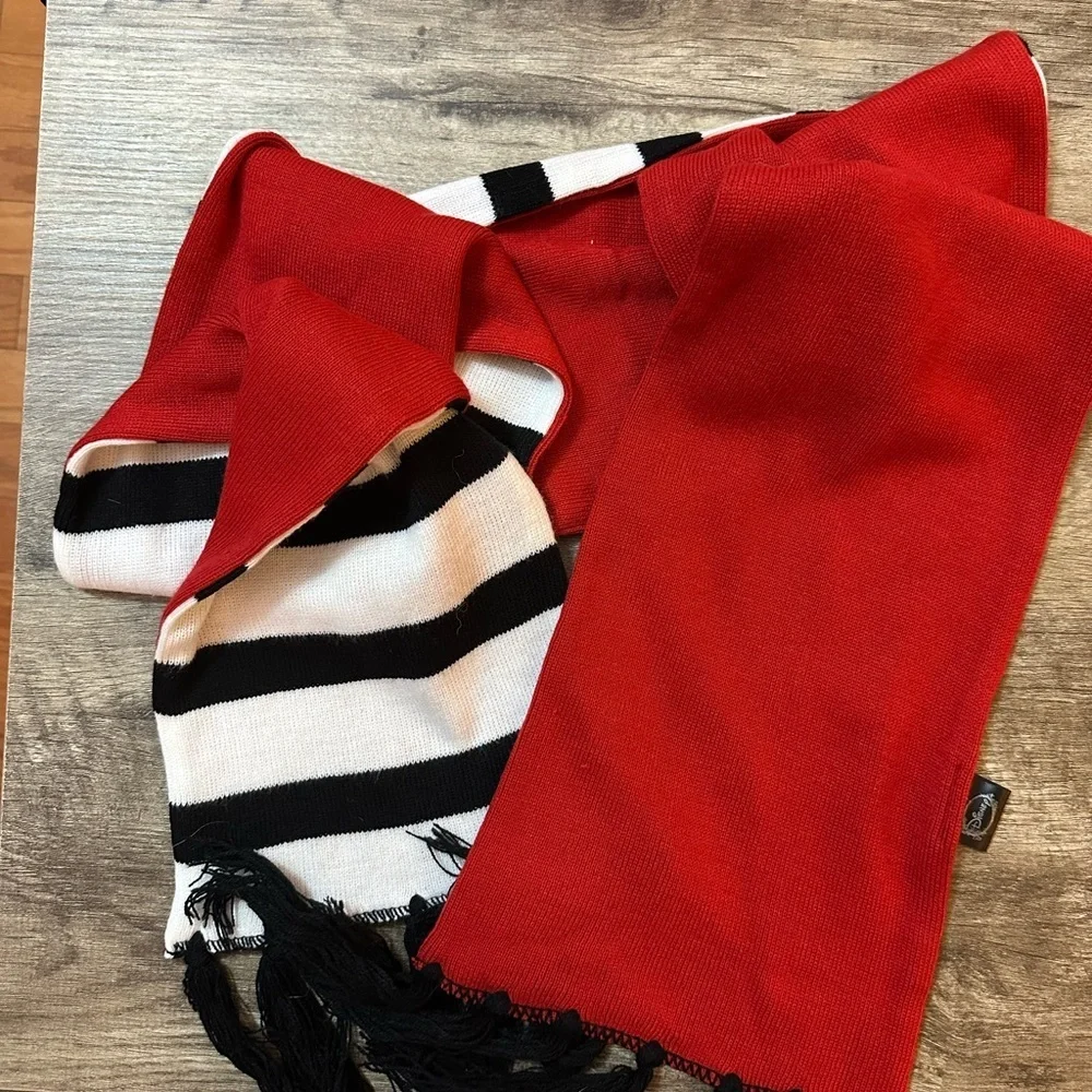 Disney Red and Black Minnie Mouse Scarf
